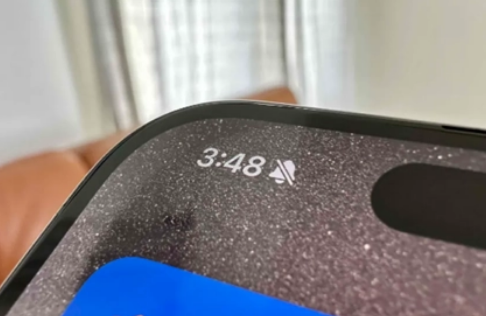 隰县苹果15pro维修站分享如何隐藏iPhone15Pro上静音铃声图标 