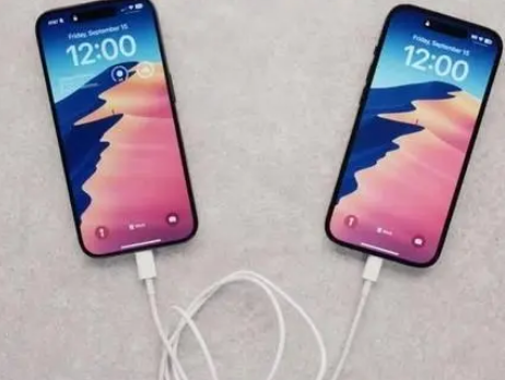 隰县苹果15维修店分享iPhone15可以给安卓充电吗 